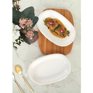 Set farfurii, Hermia, 275KRM1842, Antibacterian, Alb imagine