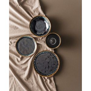 Serviciu de masa, Hermia, 275KRM2187, Farfurie: 20 cm (6 bucăți), Maro imagine