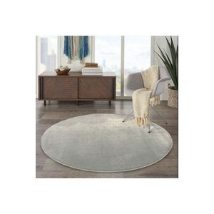 Covor, Hmfpufy-3 Yuvarlak, Gri deschis imagine