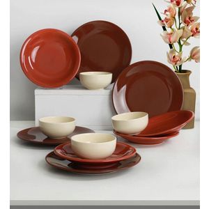 Serviciu de masa, Hermia, 275KRM1572, Antibacterian, Multicolor imagine