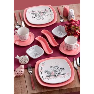 Set de mic dejun, Hermia, 275KRM1614, Antibacterian, Multicolor imagine