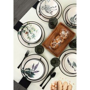 Serviciu de masa, Hermia, 275KRM1745, Farfurie de desert (6 bucăți), Multicolor imagine