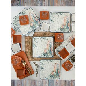 Set de mic dejun, Hermia, 275KRM1655, Antibacterian, Multicolor imagine