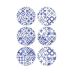 Set platouri servire, Hermia, 280TMA1512, Alb/Mov imagine