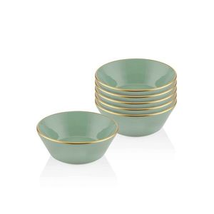 Set boluri ceramice, Hermia, 742TMA3312, Verde imagine