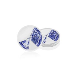 Set platouri servire, Hermia, 280TMA1460, Alb/Albastru imagine