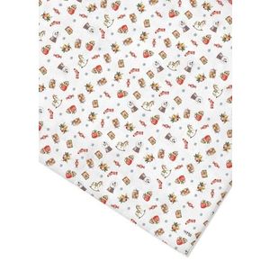 Fata de masa, Hermia, 280TMA1633, Alb/Rosu imagine