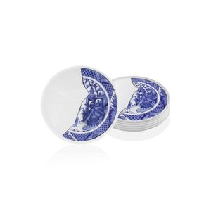 Set platouri servire, Hermia, 280TMA1459, Alb/Albastru imagine