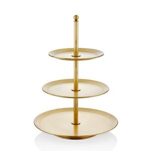 Galvanize Cookie Plate, Hermia, 742TMA2322, Auriu imagine