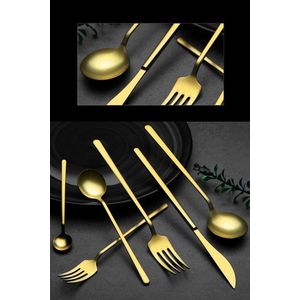 Set tacamuri, Hermia, 196RWE1803, Lingură de desert (6 bucăți) Dimensiune: 16, 5 cm, Bronz imagine