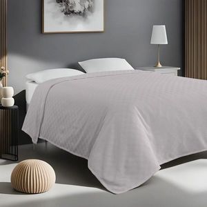 Cuvertura pique Single, L'essentiel Maison, Plain, Gri imagine