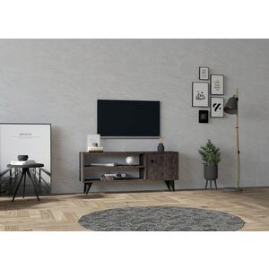 Comoda TV, Hanah Home, Jena, 120x50x29 cm, Antracit imagine