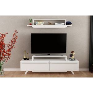 Comoda TV, Hanah Home, Harmony Unit, 150x49x31 cm, Alb imagine