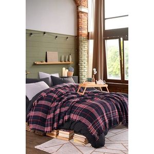 Patura Double, L'essentiel Maison, Warm Soft, Albastru inchis imagine