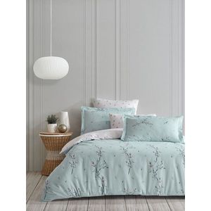 Lenjerie de pat pentru o persoana, L'essentiel Maison, Mayda, Verde / Alb / Roz / Mentă imagine