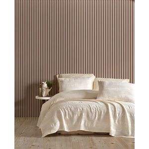 Set cuvertura pique dubla, L'essentiel Maison, Agata, Crem imagine