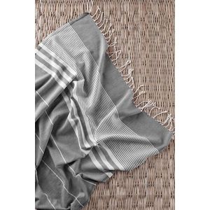 Prosop de plaja Ibiza, Viaden, 100x180 cm, antracit imagine