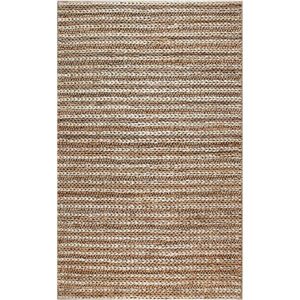 Covor lucrat manual Eko, Flatweave Choti S11152 - Natural, 100% iuta, 170 x 240 cm imagine
