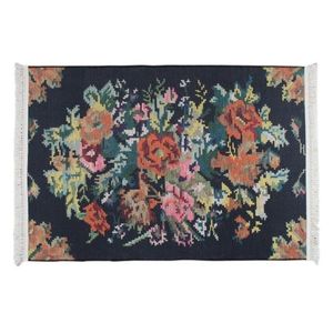 Covor Eko rezistent, 1502 - Black, 100% poliester, 120 x 180 cm imagine