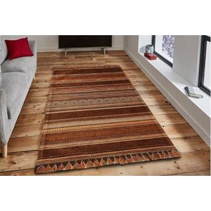 Covor Eko rezistent, IN 01 - Brown, Terra, 100% acril, 160 x 230 cm imagine