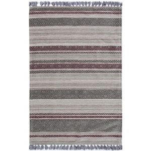 Covor Eko rezistent, IN 02 - Cream, Lilac, 100% acril, 160 x 230 cm imagine