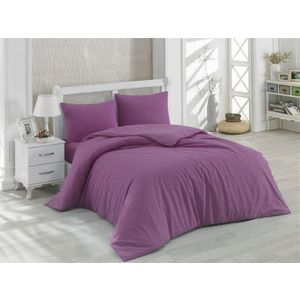 Lenjerie de pat dubla, L'essentiel Maison, Plum, Mov pruna imagine