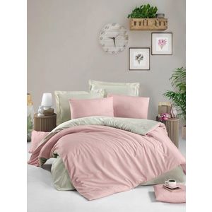 Lenjerie de pat dubla, L'essentiel Maison, Powder, Pulbere / Bej imagine