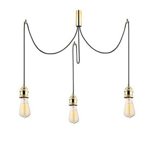 Lustra Kabluni MR - 911, Opviq, 96 x 6 x 102 cm, 3 x E27, 40W, auriu imagine