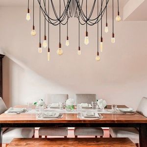 Candelabru, Nitid, Kabluni - MR - 919, E27, 100 W, metal imagine