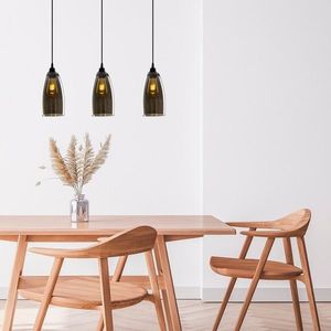 Candelabru, Opviq, Smoked - 043, E27, 60 W, metal/sticla imagine