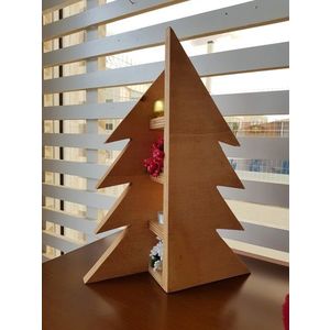 Suport lumanare, Natural, 25x8.5x35 cm, Verde imagine