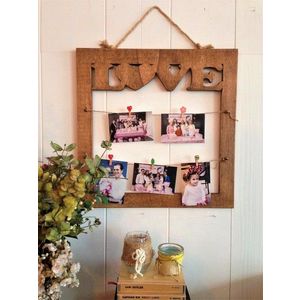 Rama foto, Heart, 55x55x1.5 cm, Maro imagine