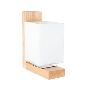 Aplica de perete, L1310 - Oak, Lightric, 12 x 18 cm, 1 x E27, 40W, maro imagine