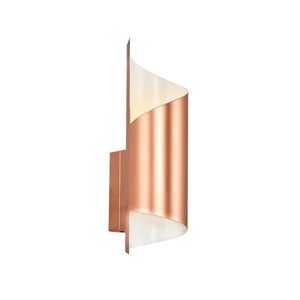 Aplica de perete, L1875 - Rosegold, Lightric, 27 x 8 x 10 cm, 1 x G9, 40W, roz/auriu imagine