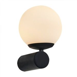 Aplica de perete, L1155 - Black, Lightric, 17 x 12 x 15 cm, LED, 8W, negru imagine