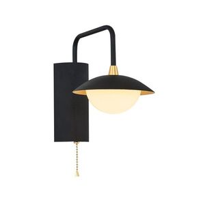 Aplica de perete, L1797 - Black, Lightric, 20 x 15 x 23 cm, LED, 3W, negru imagine