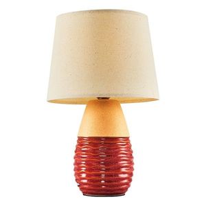 Lampa de masa, L1189 - Red, Lightric, 25 x 38 cm, 1 x E27, 24W, rosu imagine