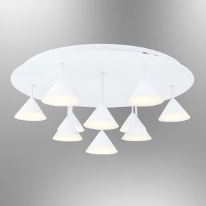 Lustra, L1669 - White, Lightric, 55 x 23 cm, 10 x LED, 3W, alb imagine
