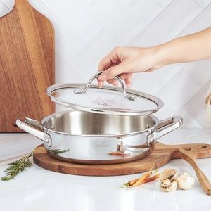 Oala cu capac Power 24, Karaca, 32x32x10 cm, 2.9 l, otel imagine