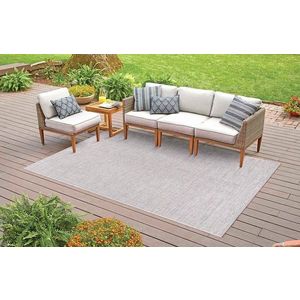 Covor, 02043A, 80x150 cm, Maro / Crem imagine