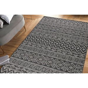 Covor, 01148B, 80x150 cm, Gri/Antracit imagine