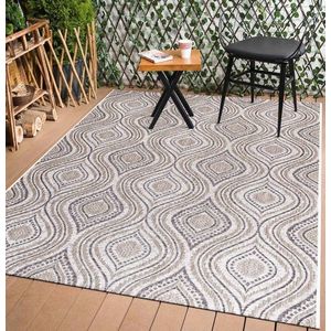 Covor, 02069A, 200x290 cm, Maro / Crem imagine