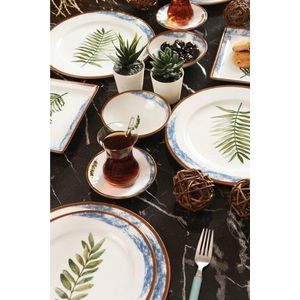 Set de mic dejun, Hermia, 973BRS2501, Farfurie: 16 cm (6 bucăți), Alb imagine