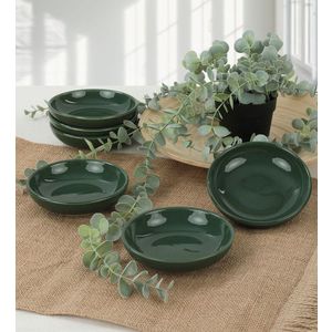 Set boluri ceramice pentru sos, Hermia, 275KRM1454, Antibacterian, Verde imagine