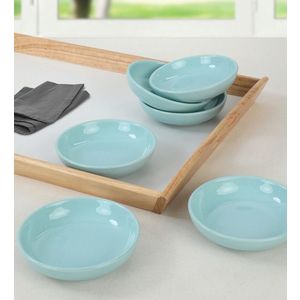 Set boluri ceramice pentru sos, Hermia, 275KRM1456, Antibacterian, Turcoaz deschis imagine