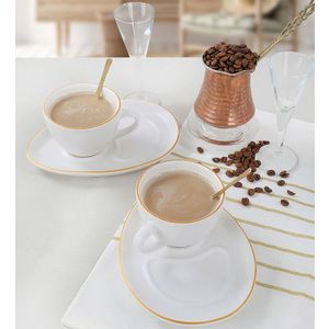 Set cesti de cafea, Hermia, 275KRM1493, Antibacterian, Multicolor imagine
