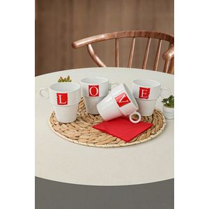 Set cani, Hermia, 275KRM1594, Antibacterian, Alb/Rosu imagine