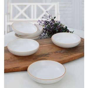 Set boluri ceramice pentru sos, Hermia, 275KRM1453, Antibacterian, Auriu imagine