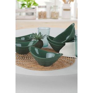 Set boluri ceramice, Hermia, 275KRM1227, 205 ml, Verde imagine