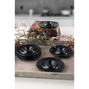 Set suporturi pentru ou, Hermia, 275KRM1636, Antibacterian, Negru imagine